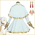 Sousou No Frieren Cosplay Costume Wig  Anime Figures Magician Dress Elf Ear Accessory Halloween Party  for Women Adults kids