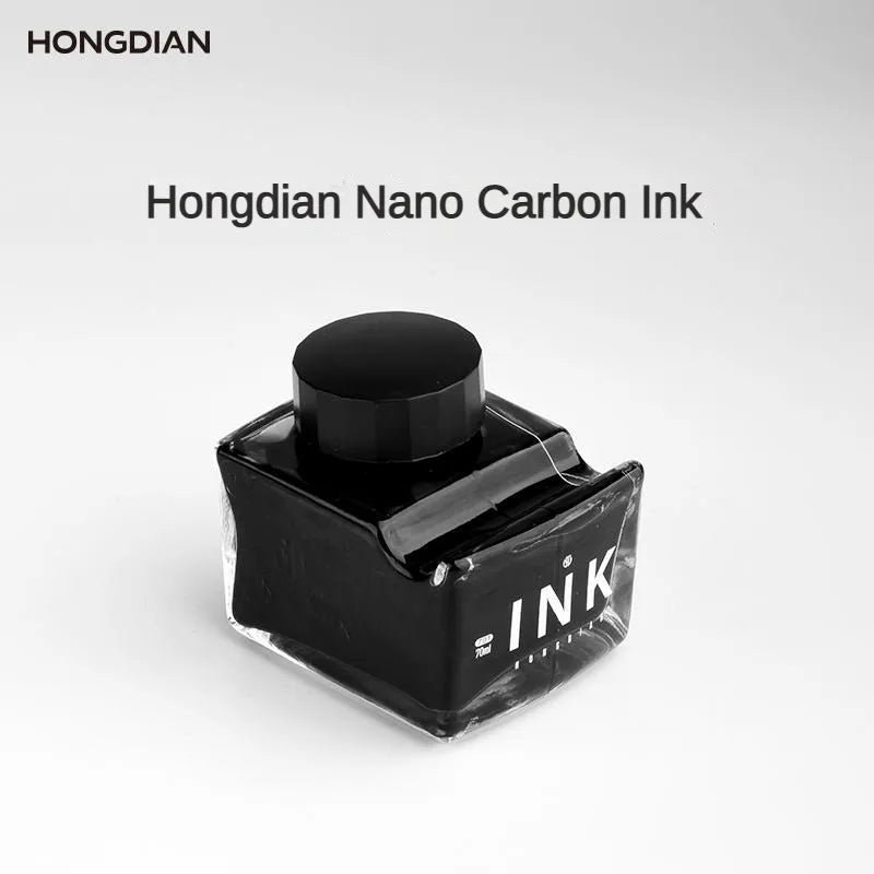 HONGDIAN 70/60/18ml Fountain Pen Ink High Quality Color Ink Glass Bottled Ink Refill Cartridge Stationery Office School Supplies