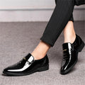 Men's Dress Loafers Slip On Casual Driving Loafer Dress Shoes High Gloss Casual Boat Shoes Formal Father's Day Gift