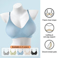 Silicone Breast Mastectomy Bra with Breast Prosthesis Wireless Post-Surgery Pocket Bra for Breast Forms