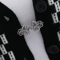 1 Pair Vintage Sweater Swirl Clip Cape Cloak Clips for Dress Retro Cardigan Clip Shawl Clasp Shirt Button Clip for Girl Women