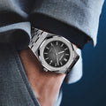 314 Steel Case Luxury Watches For Men Mechanical , Sapphire Glass Watch Mirror, Stainless Steel 50m Waterproof Men Watch Am0533