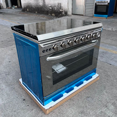 Stainless Steel Gas burner Oven Combo 4 5 6 Heads Stove | SAMAG