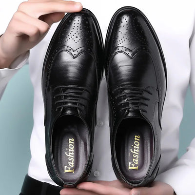 Handcrafted Men's Oxford Shoes Genuine Calfskin Leather | SAMAG
