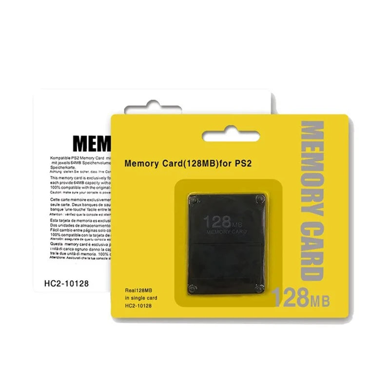 Memory Card 8M/16M/32M/64M/128M/256M for PS 2 Extended Card Save Game Data Stick Module for PS2 Console Store the Game Progress