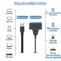 SATA to USB 3.0 / 2.0 Cable Up to 6 Gbps for 2.5 Inch External HDD SSD Hard Drive SATA 3 22 Pin Adapter USB 3.0 to Sata III Cord