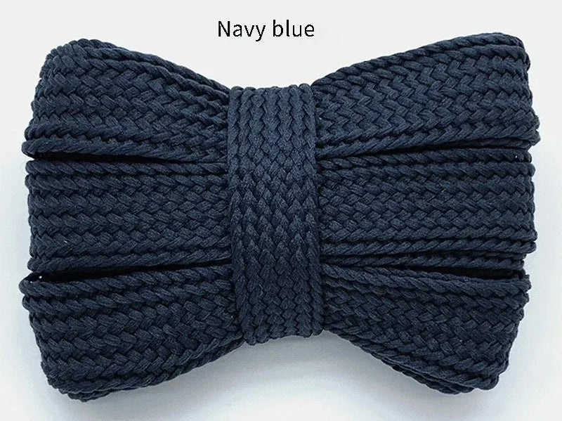 2CM Fat Shoe Laces for Campus Sneakers Thick Wide Shoelaces Replacement Laces Solid Color Flat Shoelace Sturdy Not Easy to Break