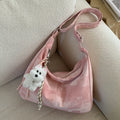 New Spring Women Hobo Bag Large Capacity Tote Shoulder Crossbody Bag Fashionable Comfortable and Versatile Texture Storage Bags
