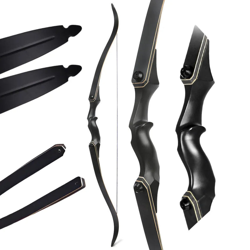 60″ 25-65Ibs Recurve Bow Right Hand Take Down Junxing | SAMAG