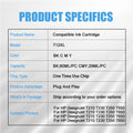 712XL 712 Compatible Ink Cartridge Remanufactured For HP DesignJet Pro T210 T230 T250 T630 T650 Printers 3ED71A 3ED67A Inks