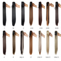 Synthetic Claw Clip On Ponytail Extension 22Inch Long Straight Wavy Ponytail Hair Ponytail With Claw Clip On Ponytail For Women