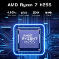 KTHIN Gaming Mini PC Desktop Computer AMD Ryzen7 H 255 - Visuel 2 | SAMAG