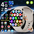 4G/5G Smartwatch 2.4 inch 720*720 Amoled Android 10.0 900W Camera GPS WIFI SIM Card 16GB+256GB RAM 2100Mah Battery Smart Watch