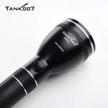 TANK007 A602L High Power Rechargeable LED Flashlight 500m Long Range 3 Modes Light USB EDC Torchlight for Home Travel Camping