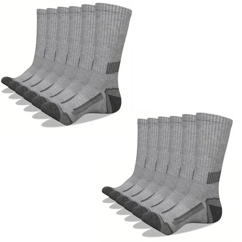 12Pairs of MEN'S Sports Socks, Sweat Absorbing | SAMAG