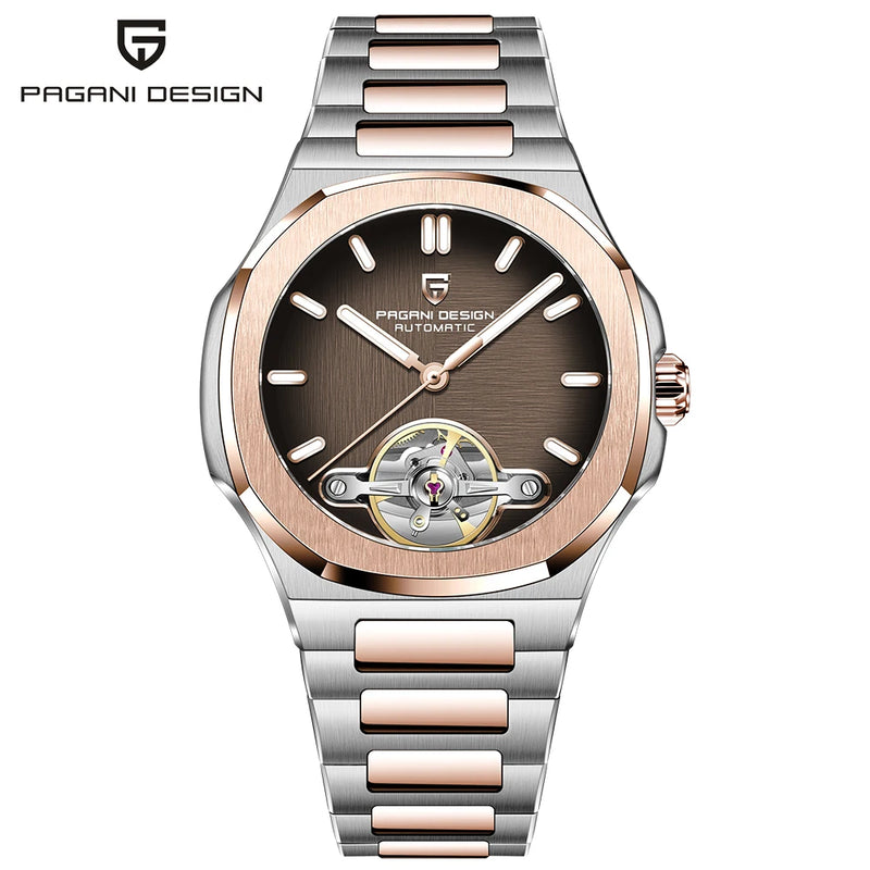 2026 New PAGANI DESIGN Skeleton Tourbillon Men's Watches Top Luxury Automatic Watch For Men Sporty Elegant Mechanical Wristwatch