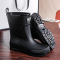36-47 Size Wear-resistant Thick-soled Rain Boots Men's Outdoor Fishing Shoes Work Boots Non-slip Waterproof Men's Rubber Shoes