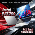 Intel N3700 Ultra Slim 14.1 Inch Gaming Laptop 16GB DDR3L 2TB SSD 1920x1080 Notebook Office Study PC Video 4K Pro Max