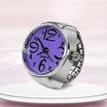 Kiss Jewelry Women Men Vintage Classic Finger Watch Rings Punk Stretchy Strap Quartz Watches Clock Ring Hip-hop anillos 2023
