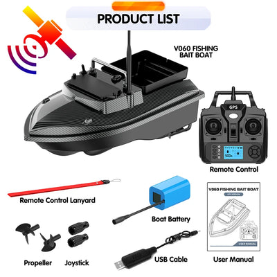 MBLN 5200mAh - 30000mAh RC Bait Boat 500 Meters GPS 40 | SAMAG