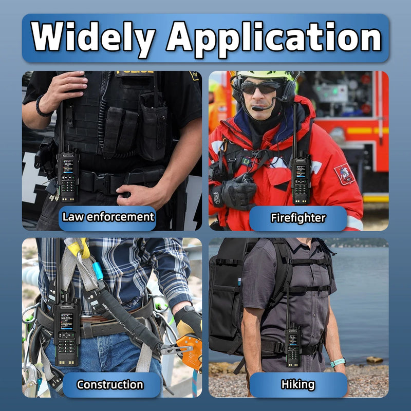Original Baofeng UV-32/DM-32 Walkie Talkie Belt Clip Carry Holster Case For UV32/DM32 Two Way Ham Radio Accessories For Outdoor