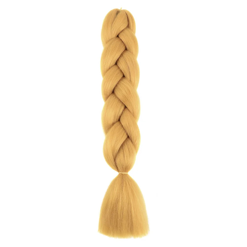 24 Inches DIY Jumbo Braiding Hair Synthetic Hair Extensions Afro Ombre Crochet Braid Hair Wholesale For Women