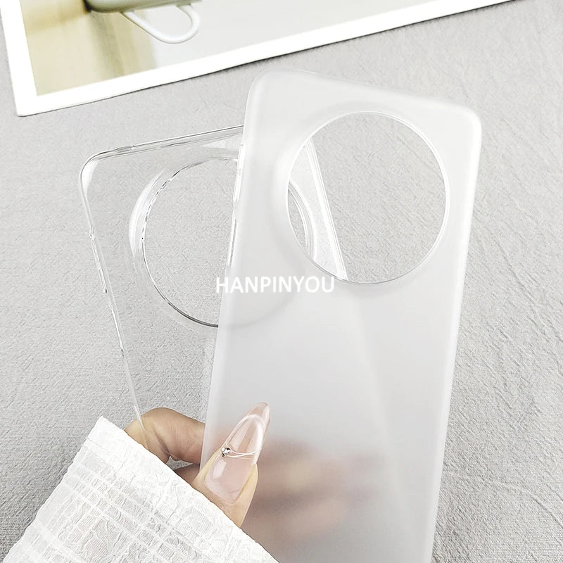 Ultra Thin Matte Clear Hardence PC Translucent Phone Case For Huawei Mate 70 Pro Plus 60 50 40 Pro Plus RS Skin Silky Hard Cover
