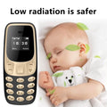 SERVO Small Mobile Phone Bluetooth Dialer Magic voice Low Radiation Telephone Call Recording 2/3 SIM GSM Unlocked Mini Cellphone