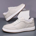 2026 New Men's Leather Shoes Casual Spring Autumn Fashionable Genuine Cowhide Slip-On Breathable Comfortable Anti-Slip Shoes
