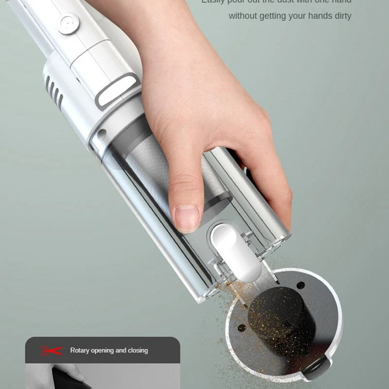 Handheld Vacuum Cleaner 6500Pa Powerful Wireless Car Vacuum Cleaner Lightweight Portable Dustbuster Home Cleaning Machine