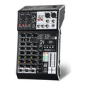 FULUODE X1-8C Audio Mixer 8-Channel Professional Mixer Console with 99 DSP Effects Mixing Board DJ Mixer with USB Bluetooth 48V
