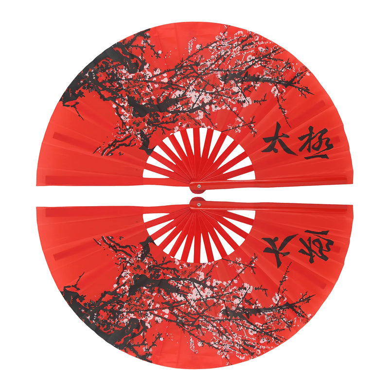 Tai Chi Fan Bamboo Kung Fu Martial Arts 34 Centimeter | SAMAG