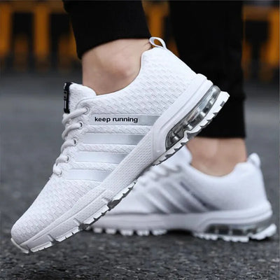 New Men Shoes Casual White Sneakers Trainers Leisure Blue | SAMAG