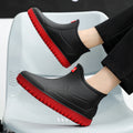 Men's casual rain shoes Four season new non-slip waterproof comfortable outdoor fishing water shoes fashion chef work rain boots