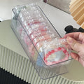 Crystal Wenwan Bracelet Desktop Storage Box Jewelry Necklace Dust-proof Desktop Organizing Box Display Shelf