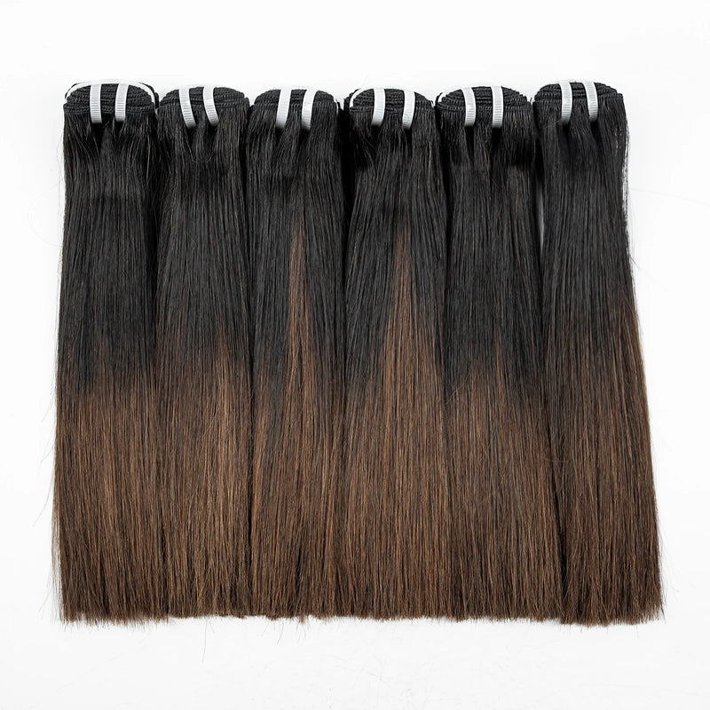 V Beauty Straight Human Hair Bundles Raw Human Hair Extensions Double Drawn 16A Grade Vietnamese Human Hair Virgin Unprocessed