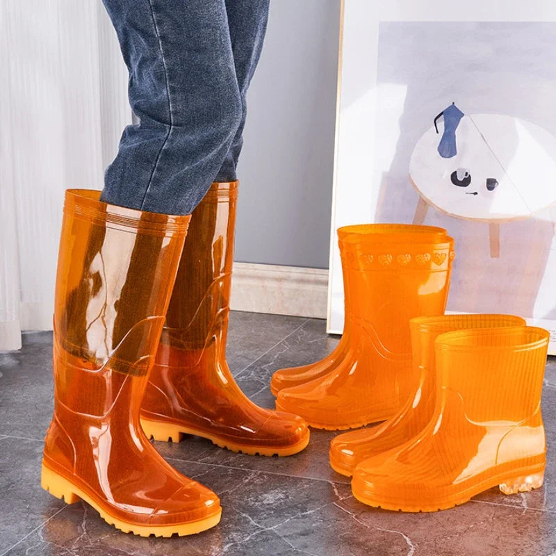 47 Size Fisherman Speed Dry Kitchen Rain Boots Rain Shoes Without Lining  Men's Labour Gum Shoes Anti-Odour Non-Slip Water Shoes