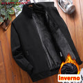 Winter Solid Color Men's Blazers Jacket Thicken Warm Parkas Men's Winter Coat Casual Business Jacket Male Office Dress Coat 3XL