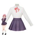Anime The 100 Girlfriends Who Really, REALLY Love You Hanazono Hakari Cosplay Costume Purple School Uniform Wig Woman Cute Suit