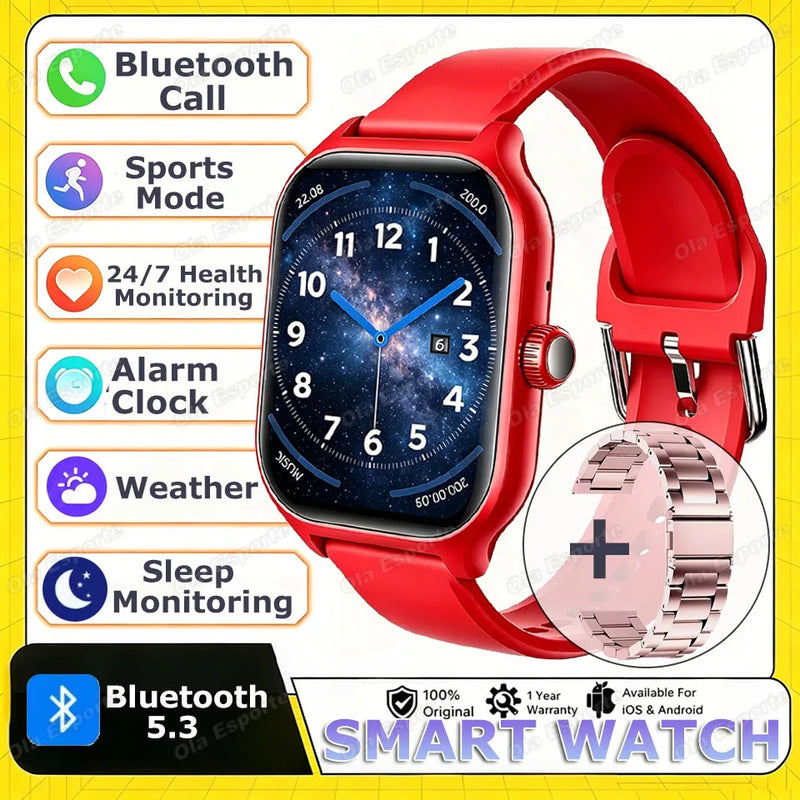 Outdoor Military GPS Smart Watch Men Waterproof Multiple Sport Mode Fitness HD Bluetooth Call Smartwatch Men Women Bracelet 2026