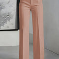 New Women's High - Waisted Draped Straight - Cut Suit Pants - View 23 | SAMAG