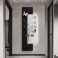 Green Plant Decoration Painting Living Room Corridor Corridor Hanging Painting Large White Wall Creating Landscape Wall Lamp