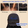 Nadula 13x4 7X5 Chestnut Brown BOB Wig Yaki Straight Pre-Bleached Knots Pre Cut HD Transparent Lace Human Hair Wig Ready to Wear
