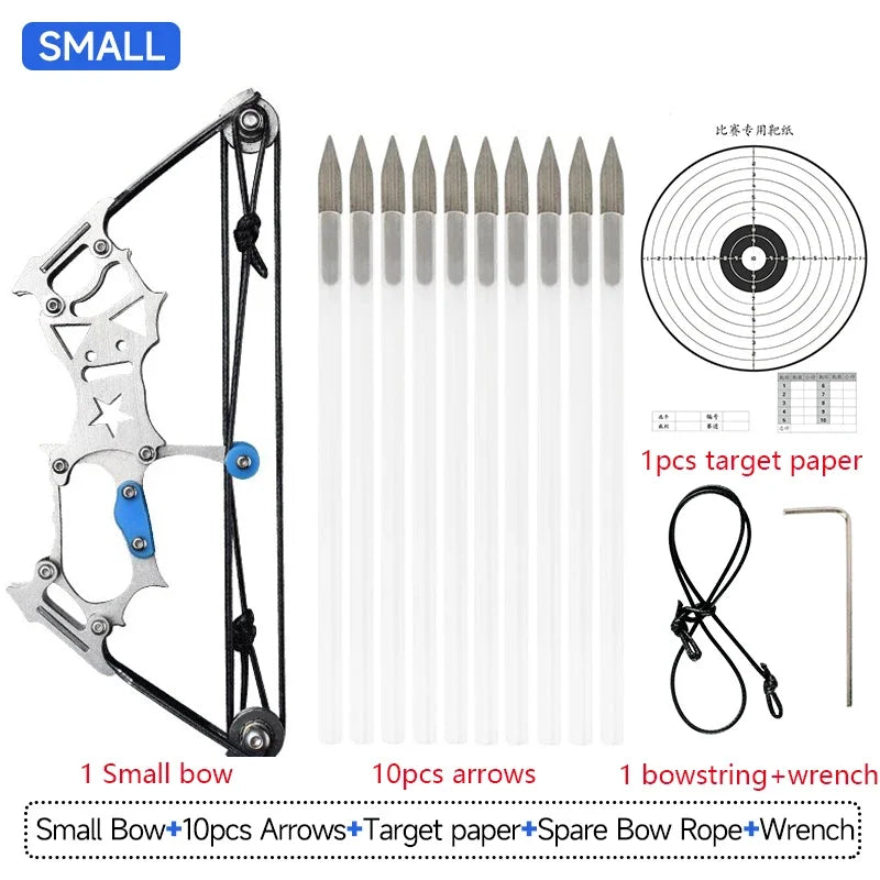 2 Size Mini 304 Stainless Steel Compound Bow Small Pulley | SAMAG