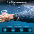 NORTH EDGE MERCURY Men's Military Digital Watch Stopwatch Waterproof 50M Sports Watches World Time