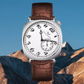 New Specht & Söhne 1921 Men's Automatic Mechanical Watch Vintage Watch Sapphire Genuine Leather Stainless Steel 50M Waterproof