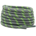 2 Pairs Work Boots Shoe Laces Diameter 4.5mm Heavy Duty Hiking Shoelaces for Men Women Round German Training Shoelace