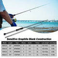 WAVIER Trout Fishing Rod Spinning Casting Rod 1.65-2.4m 2 sections UL Power Carbon Fiber Fresh Water Fishing Rod 2025 New