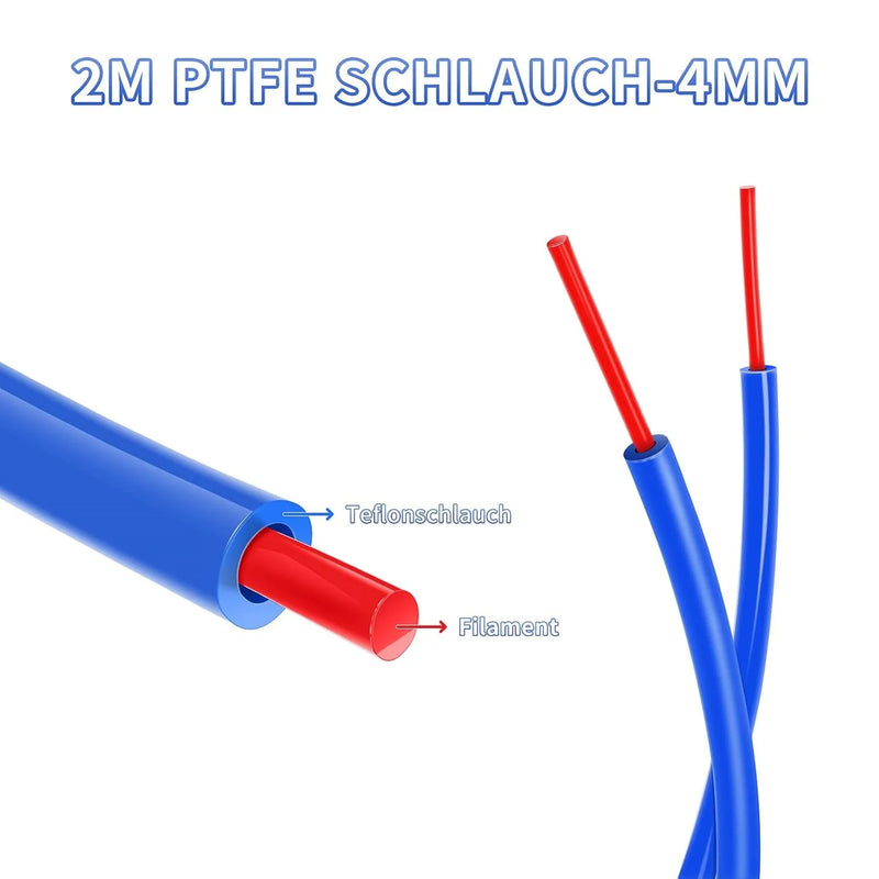 Creality 3D Printer Tube PTFE 1M/2M for 1.75mm Filament - Visuel 4 | SAMAG