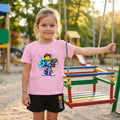 67 Digital Print Children White T - shirt Set - View 5 | SAMAG